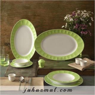 سرویس چینی زرین طرح پسته 29 پارچه (عالی)