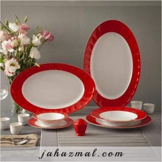 سرویس چینی زرین طرح گیلاس 29 پارچه  (عالی)