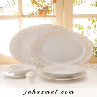سرویس چینی زرین طرح هیلدا 29 پارچه(درجه یک)