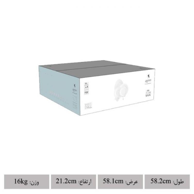 سرویس چینی زرین طرح ماربلا 35 پارچه (عالی)