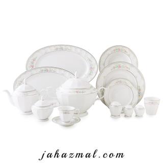 سرویس چینی زرین طرح گلاریس 103 پارچه (عالی)