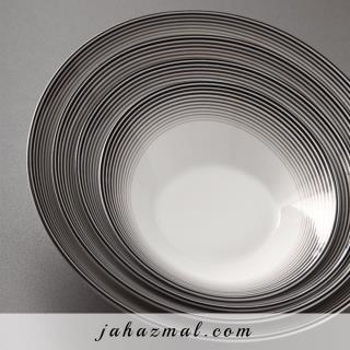 سرویس چینی زرین طرح کایزر 30 پارچه (درجه یک)