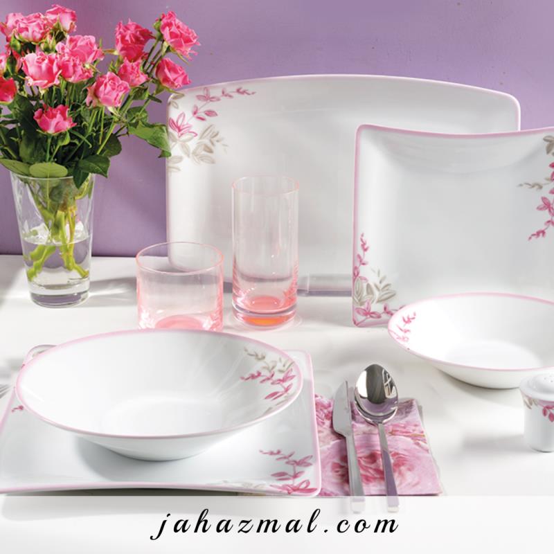سرویس چینی زرین طرح بهاران 30 پارچه (درجه یک)