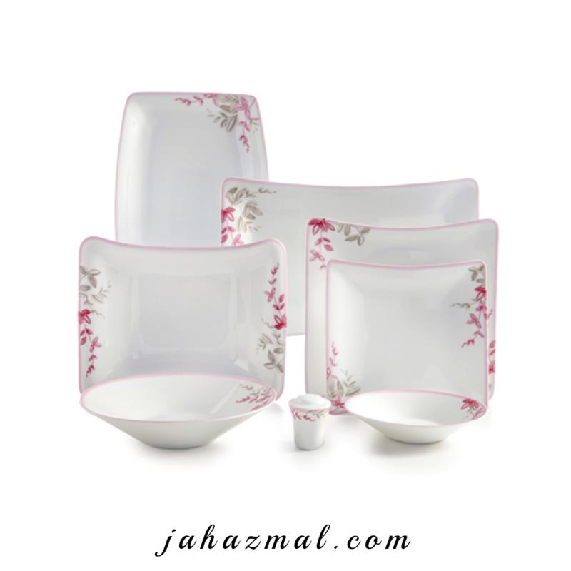 سرویس چینی زرین طرح بهاران 30 پارچه (درجه یک)