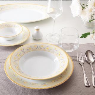 سرویس چینی زرین طرح جنوا 35 پارچه (درجه یک)