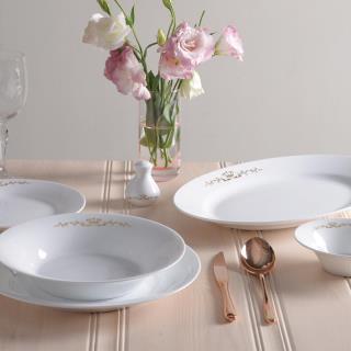 سرویس چینی زرین طرح پرنسس 35 پارچه (عالی)