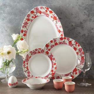 سرویس چینی زرین طرح توکیو 28 پارچه (درجه یک)