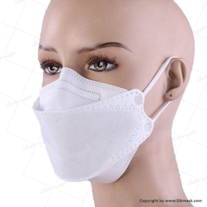 ماسک چهار لایه سه بعدی با فیلتر ملت بلون