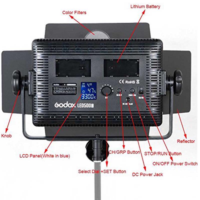 ویدیو لایت گودکس Godox LED500C