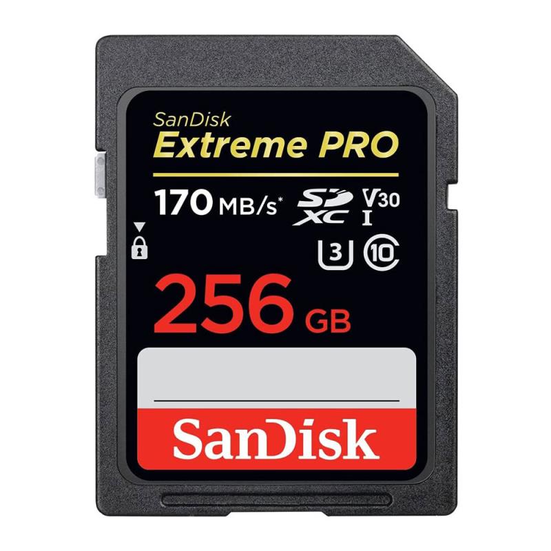 کارت حافظه اس دی SD Sandisk 256GB 633X U3 170 mb