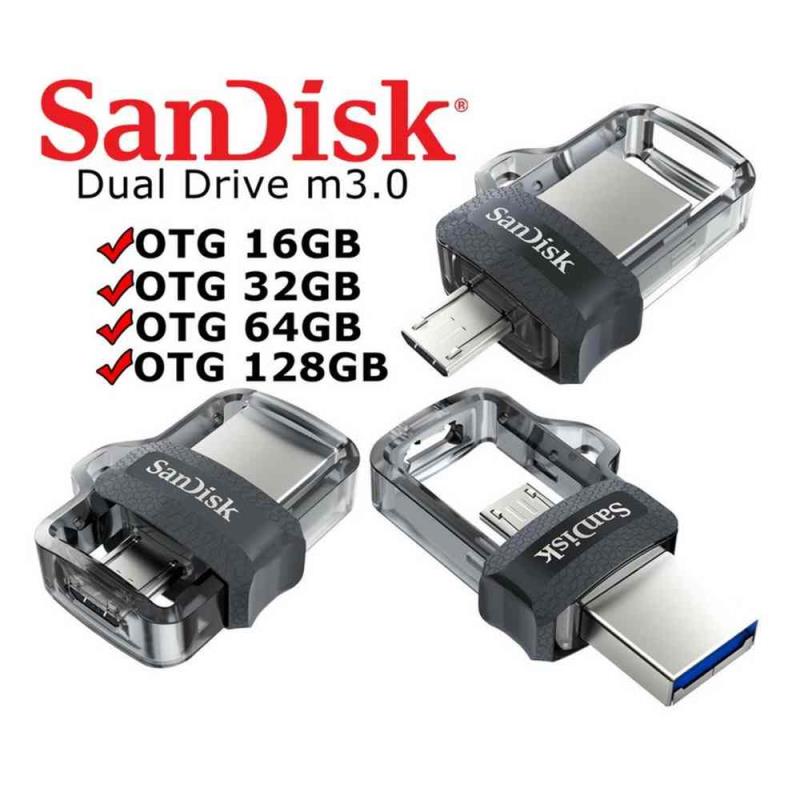 فلش مموری 128G سندیسک USB Flash Sandisk M3 OTG 128GB USB 3