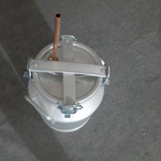 دیگ چهار چفت شمش خالص 10 لیتری با دسته