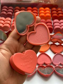 🎀روژ گونه قلبي ميني ارت سكين 🔷