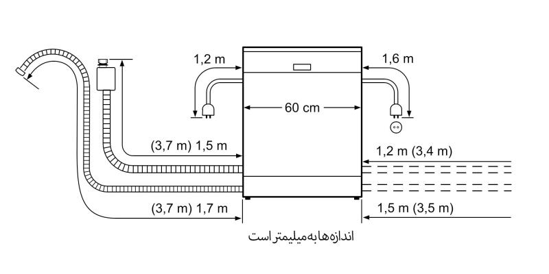 ماشین ظرفشویی بوش سری 8 مدل 88TW02M