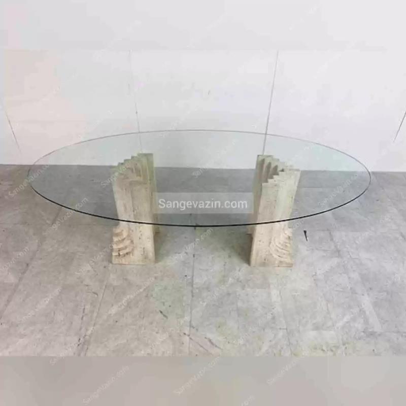 میز پایه سنگی ناهار خوری ایوا