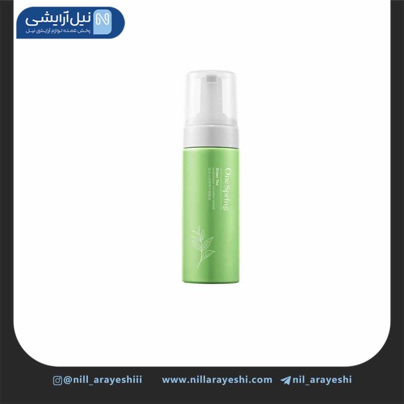 فوم شستشوی صورت پمپی چای سبز وان اسپرینگ کد yzc79348