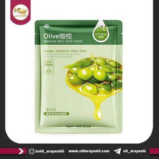 ماسک صورت ورقه ای زیتون هچانا کد hc4006