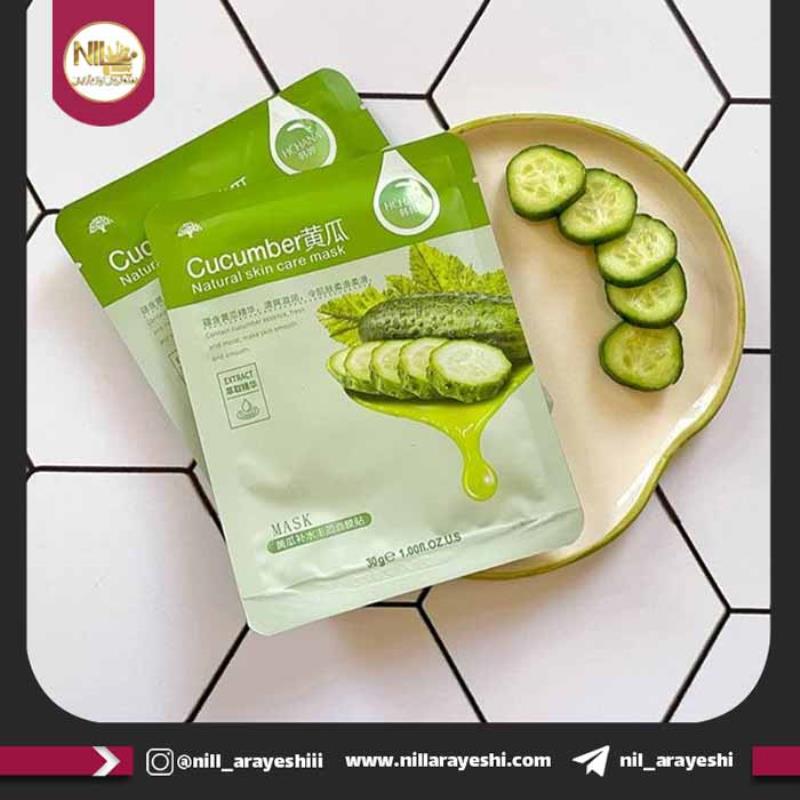 ماسک صورت ورقه ای خیار هچانا کد Hc9569