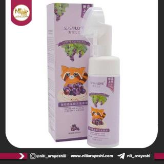 فوم شستشو صورت براش دار انگور سرسان لاو کد xg0094