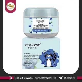 ماسک حبابی خاک رس و بلوبری سرسان لاو کد xg0698