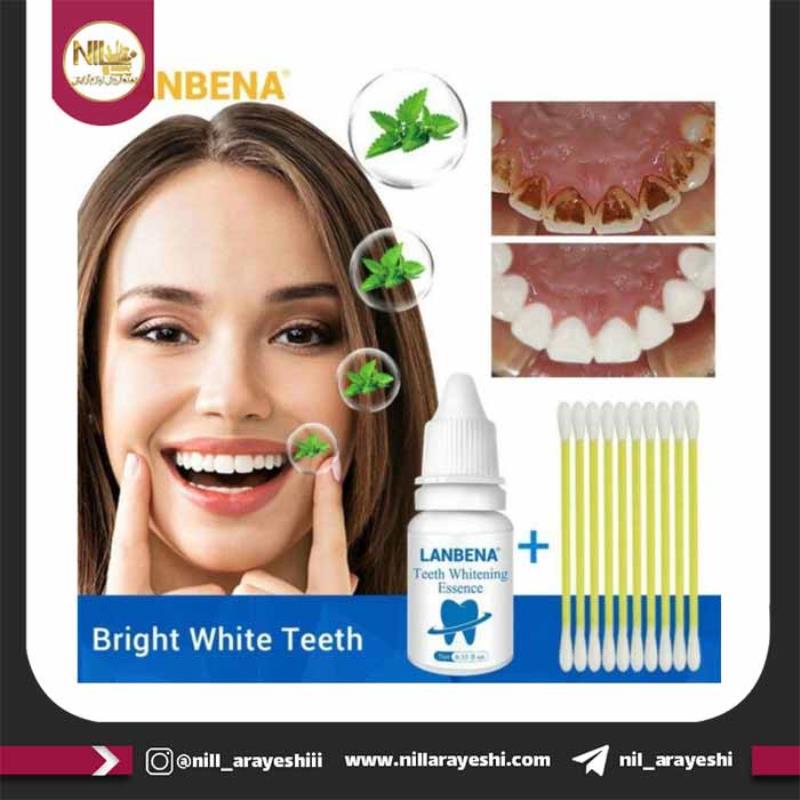 محلول سفید و درخشان کننده دندان لانبنا