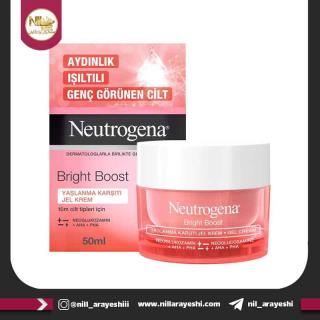 ژل کرم کاسه ای ضد پیری ‌و روشن کننده نوتروژینا مدل برایت بوست