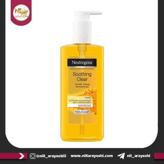 ژل شستشو صورت پمپی زردچوبه نوتروژینا
