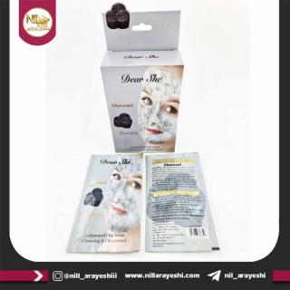 ماسک ورقه ای حبابی ذغال فعال دیر شی کد ۰۸۵۲