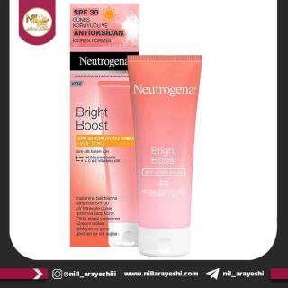کرم ضد آفتاب تیوپی نوتروژینا مدل برایت بوست spf 30