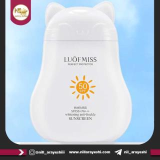 کرم ضد آفتاب طرح گربه لافمیس کد LFMX23474
