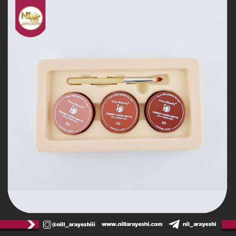 پک رژ و رژگونه کرمی سوپر مات کیس بیوتی