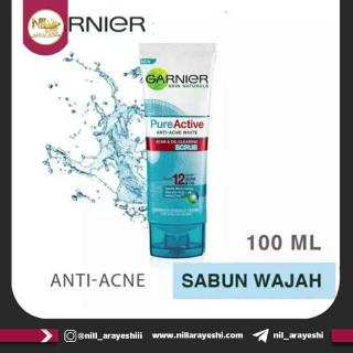 اسکراب لایه بردار صورت تیوپی ضد جوش گارنیر ( آبی )