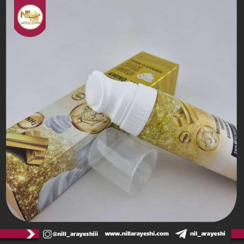 فوم شستشوی صورت تیوپی طلا کیس بیوتی کد ۱۱۰۵۰۳B