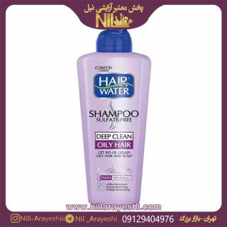 شامپو بدون سولفات هیرواتر کامان مناسب موهای چرب