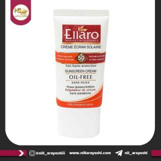 کرم ضد آفتاب فاقد چربی بی رنگ الارو spf 50