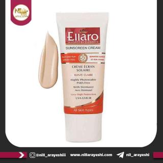 کرم ضد آفتاب بژ روشن الارو spf 50