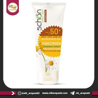 کرم ضد آفتاب رنگ بژ شون