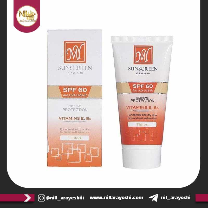 کرم ضدآفتاب رنگی spf60 مای