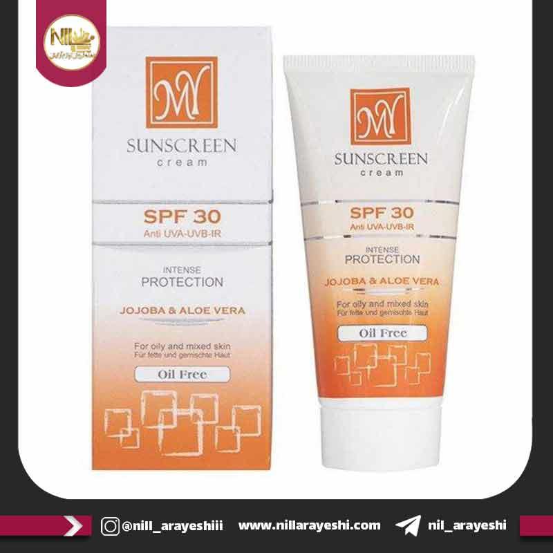 کرم ضد آفتاب فاقد چربی بیرنگ مای spf30