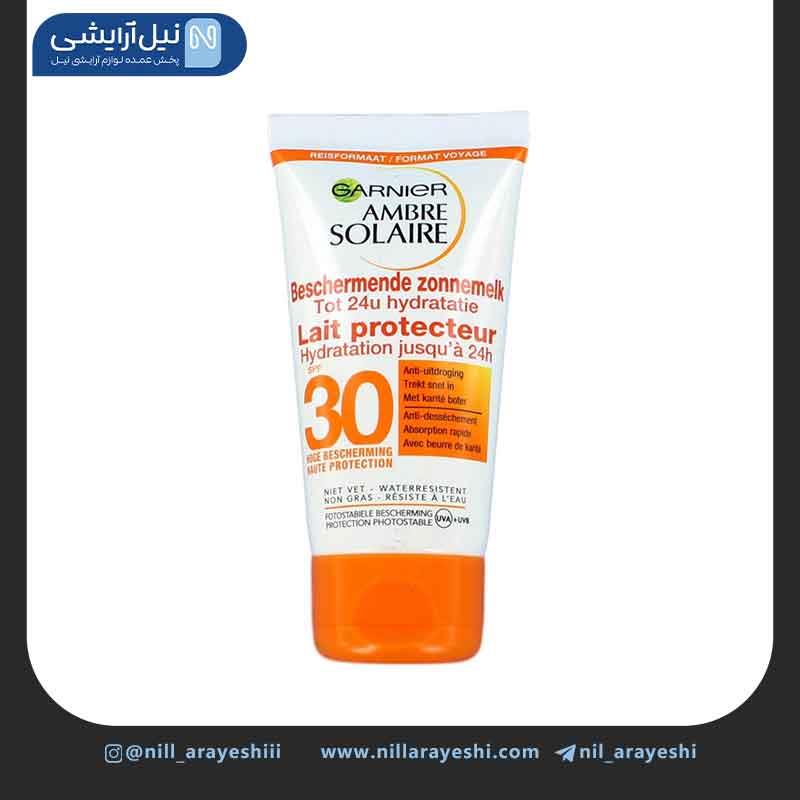 کرم ضد آفتاب بی رنگ امبر سولار گارنیر spf30