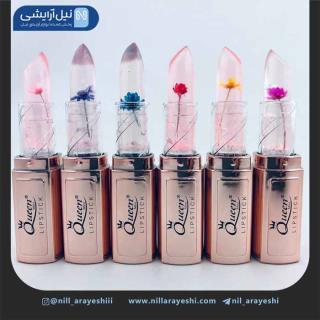 رژ لب جامد حرارتی گلدار مینی کویین mg4004