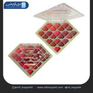 رژ پالتی ۲۲ رنگ آرت اسکین طرح الماس کد As972113