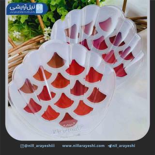 رژ پالتی ۱۴ رنگ آرت اسکین طرح صدف کد As972119