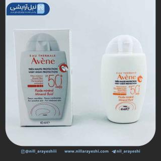 کرم ضد آفتاب اون بی رنگ مدل فلویید مینرال ۴۰ میل spf50