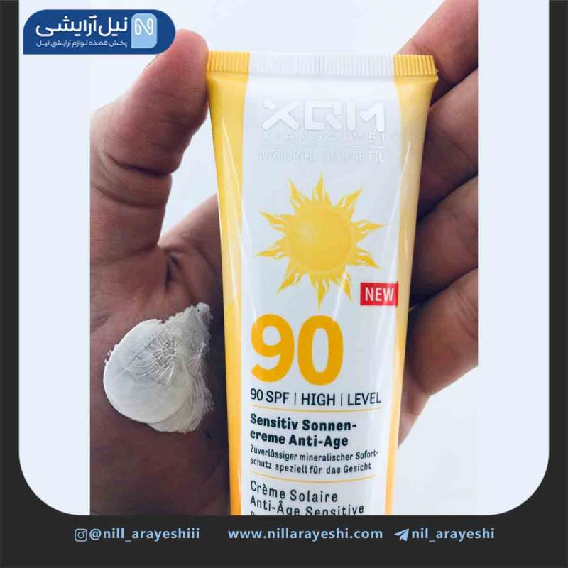 کرم ضد آفتاب پوست حساس شینگ کیمی سری sonnen حاوی spf90