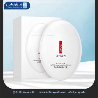 کرم مرطوب کننده دست شی باتر و نیکوتامید ونزن کد fz22894