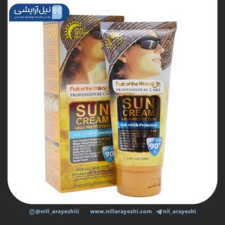 کرم ضد آفتاب بی رنگ وکالی spf90 کد wkl490