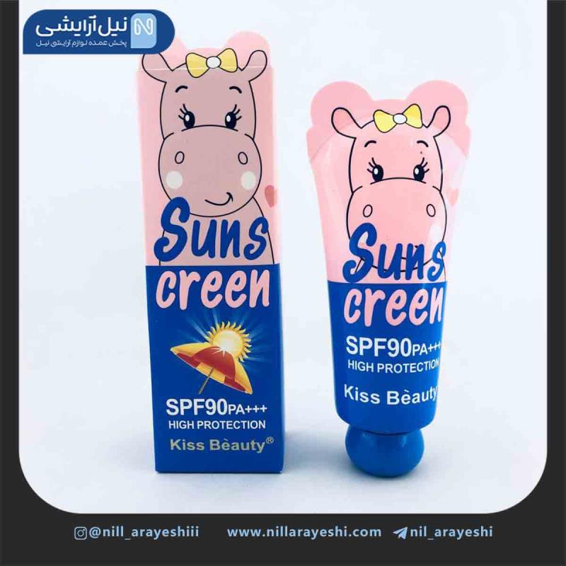 کرم ضد آفتاب کودک بی رنگ کیس بیوتی حاوی spf90 کد 68415