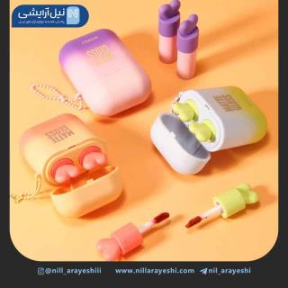 رژ لب مایع دوقلو طرح باکس ایرپاد قلبی منسلی کد m-260