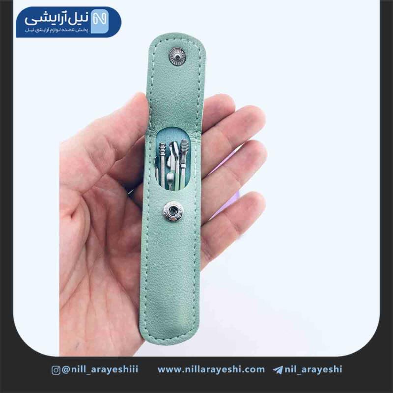 ست گوش پاککن کیف چرمی